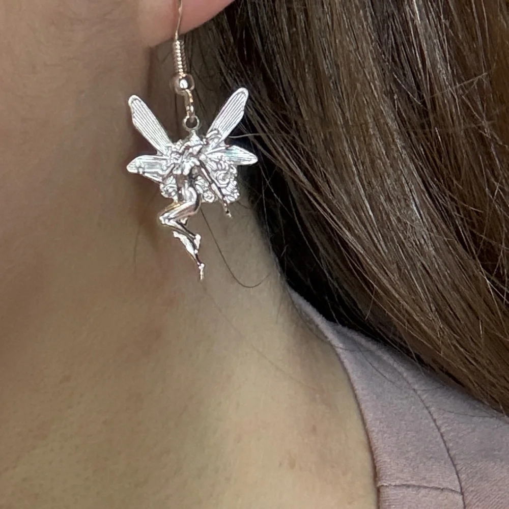 Silver Enchanted Fairy Earrings​